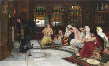 ジョン・ウィリアム・ウォーターハウス Painting - オラクルに相談する ギリシャ人女性 ジョン・ウィリアム・ウォーターハウス
